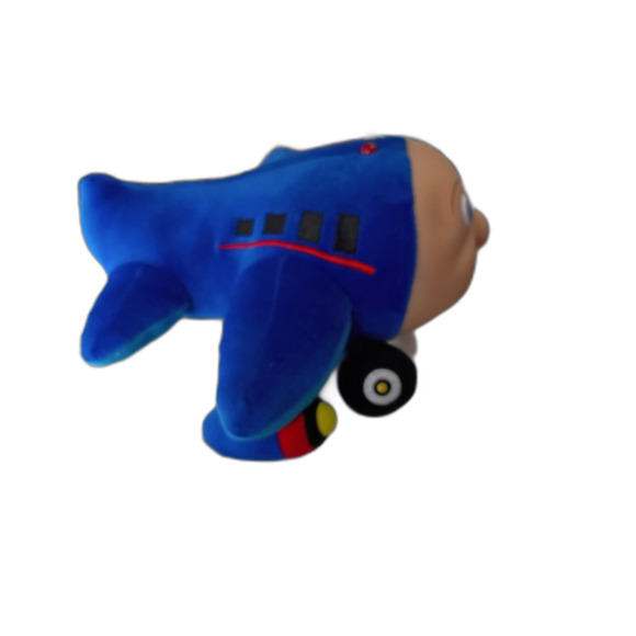 Jay Jay the Jet Plane 1999 Blue Rubber Faced Plush Stuffed Kidpower NWT - Picture 6 of 10